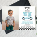 Search for cars 1st birthday invitations Boy