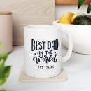 Search for father of the year mugs Typography