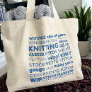 Search for knitting project bags Typography