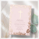 Search for foil first communion invitations Pink