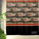 Search for trout shower curtains Rustic