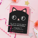 Search for black cat invitations cats