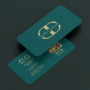 Search for teal and gold business cards Professional