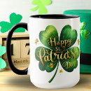 Search for four leaf clover mugs Gold