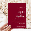 Search for burgundy wine wedding invitations Trendy