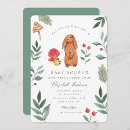 Search for watercolor woodland baby shower invitations Mushrooms