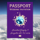 Search for globe wedding invitations Destination