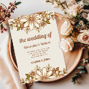 Search for gold and brown wedding invitations Trendy
