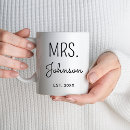 Search for engagement set mugs Bride and groom set