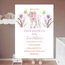 Search for piglet invitations Watercolor