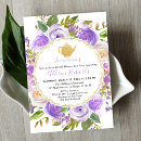 Search for lilac bridal shower invitations Lavender