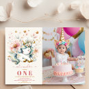Search for unicorn photo birthday invitations Whimsical