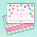 Search for valentine candy hearts invitations Pink
