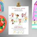 Search for preschool invitations Colourful