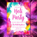 Search for holi festival invitations Colourful