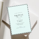 Search for mint bridal shower invitations Minimal