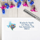 Search for bluebonnet return address labels Watercolor