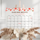 Search for baby shower calendar posters Guess babys birthday