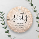 Search for rose gold gift tags Sixtieth birthday
