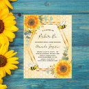 Search for bee bridal shower invitations Greenery
