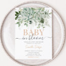 Search for succulent baby shower invitations Greenery