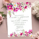 Search for bright floral wedding invitations Botanical