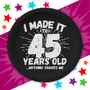 Search for 45th birthday decor Funny