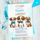 Search for puppy pawty invitations Cute