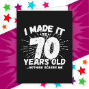Search for 70 year old birthday cards 70th