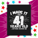 Search for 41st birthday cards Funny