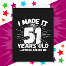 Search for 51st birthday cards Funny