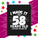 Search for 58th birthday cards Funny