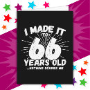 Search for 66th birthday cards Funny