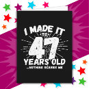 Search for 47th birthday cards Funny