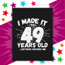 Search for 49th humor birthday cards Funny
