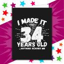 Search for 34th birthday cards Funny