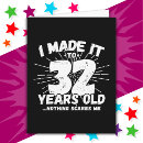 Search for 32nd birthday cards Funny