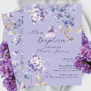 Search for lavender christening invitations Watercolor