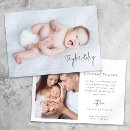 Search for newborn thank you cards Love and thanks