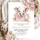 Search for boho elephant baby shower invitations Bohemian