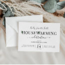 Search for modern housewarming invitations New address