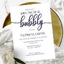Search for navy and white bridal shower invitations Typography