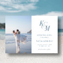 Search for save the date monogram magnets Minimalist
