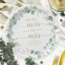 Search for miss to mrs plates Bridal shower