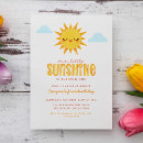 Search for our little sunshine birthday invitations Cute