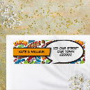 Search for superhero return address labels Cartoon