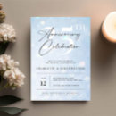 Search for blue anniversary invitations Elegant