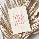 Search for coral wedding save the dates Modern