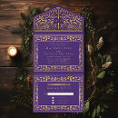 Search for royal purple wedding invitations Elegant