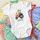Search for tractor baby clothes Watercolor